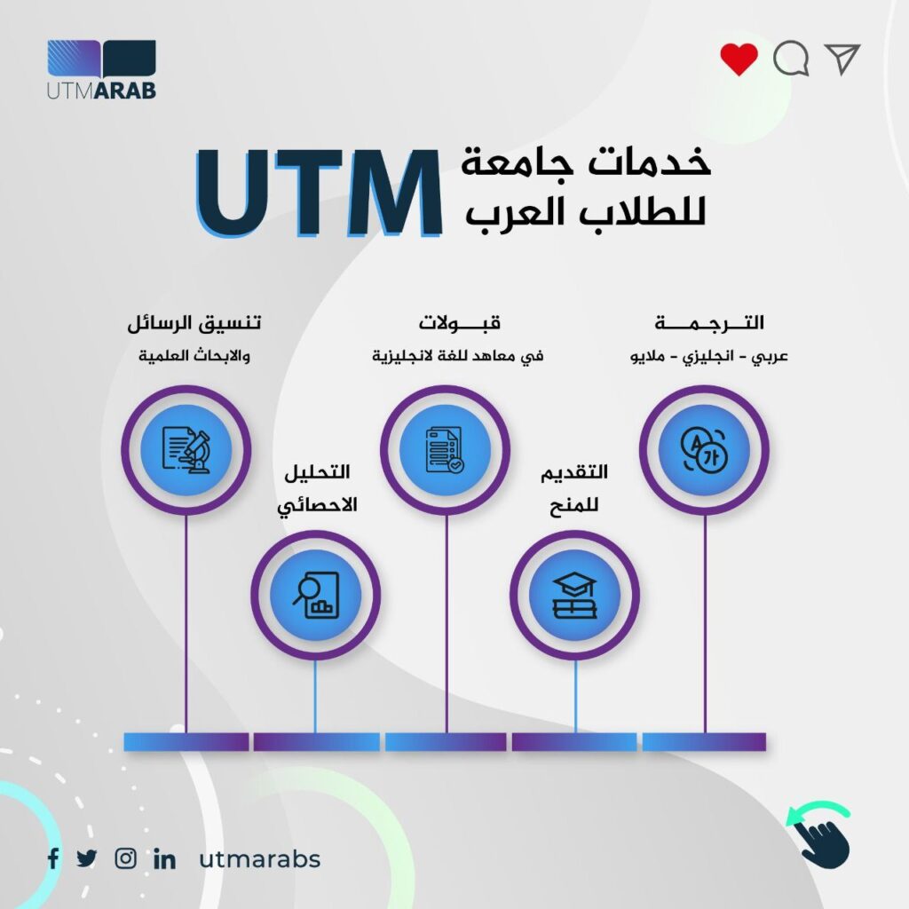 خدمات الطلاب في جامعة UTM